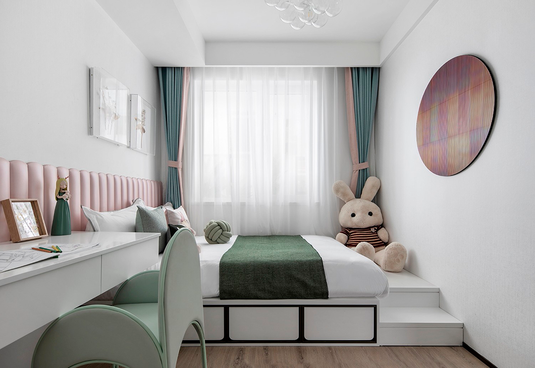 现代轻奢风格室内设计家装案例-儿童房 现代轻奢风格室内设计家装案例-儿童房